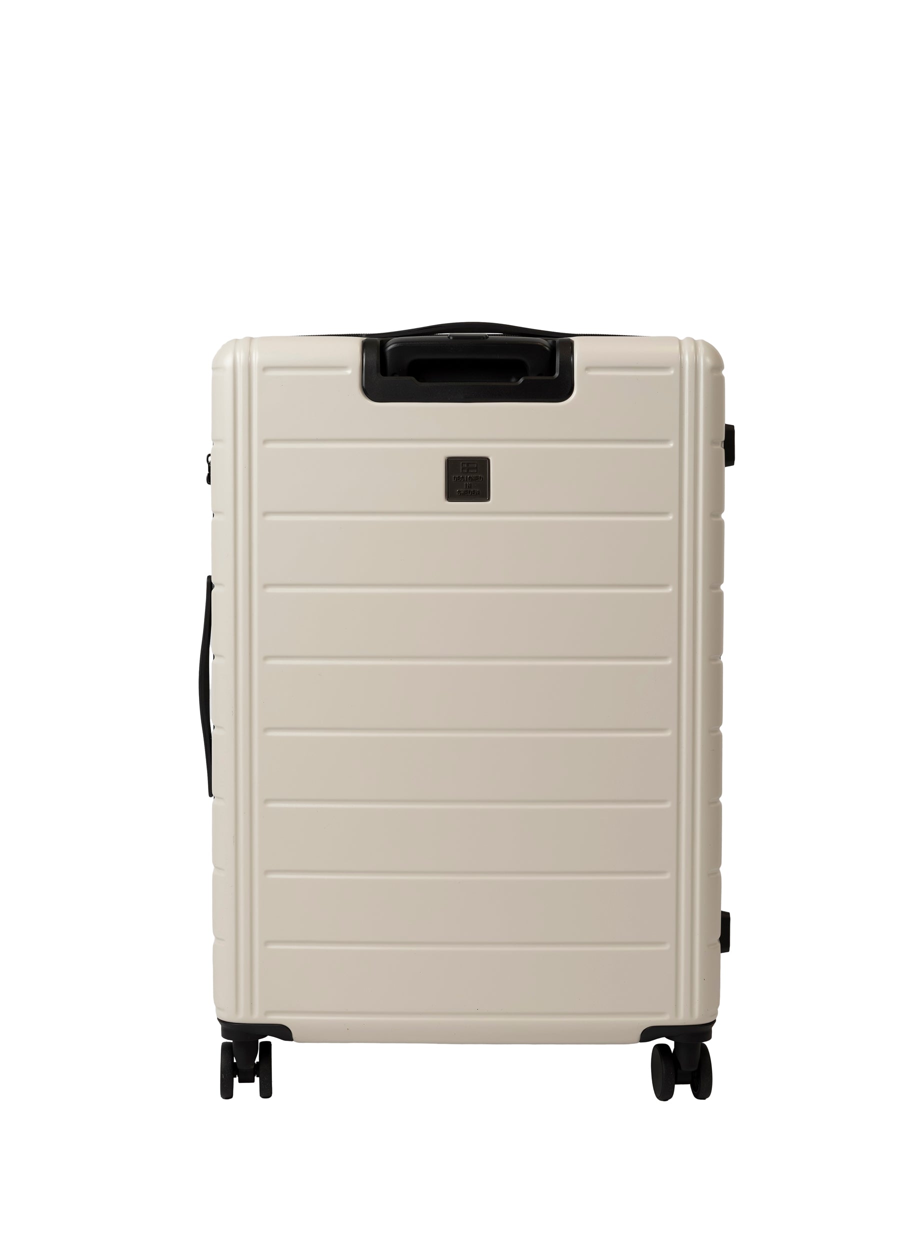 Cavalet Brantevik resväska i färgen ivory – hårdskal väska med fyra hjul och teleskophandtag