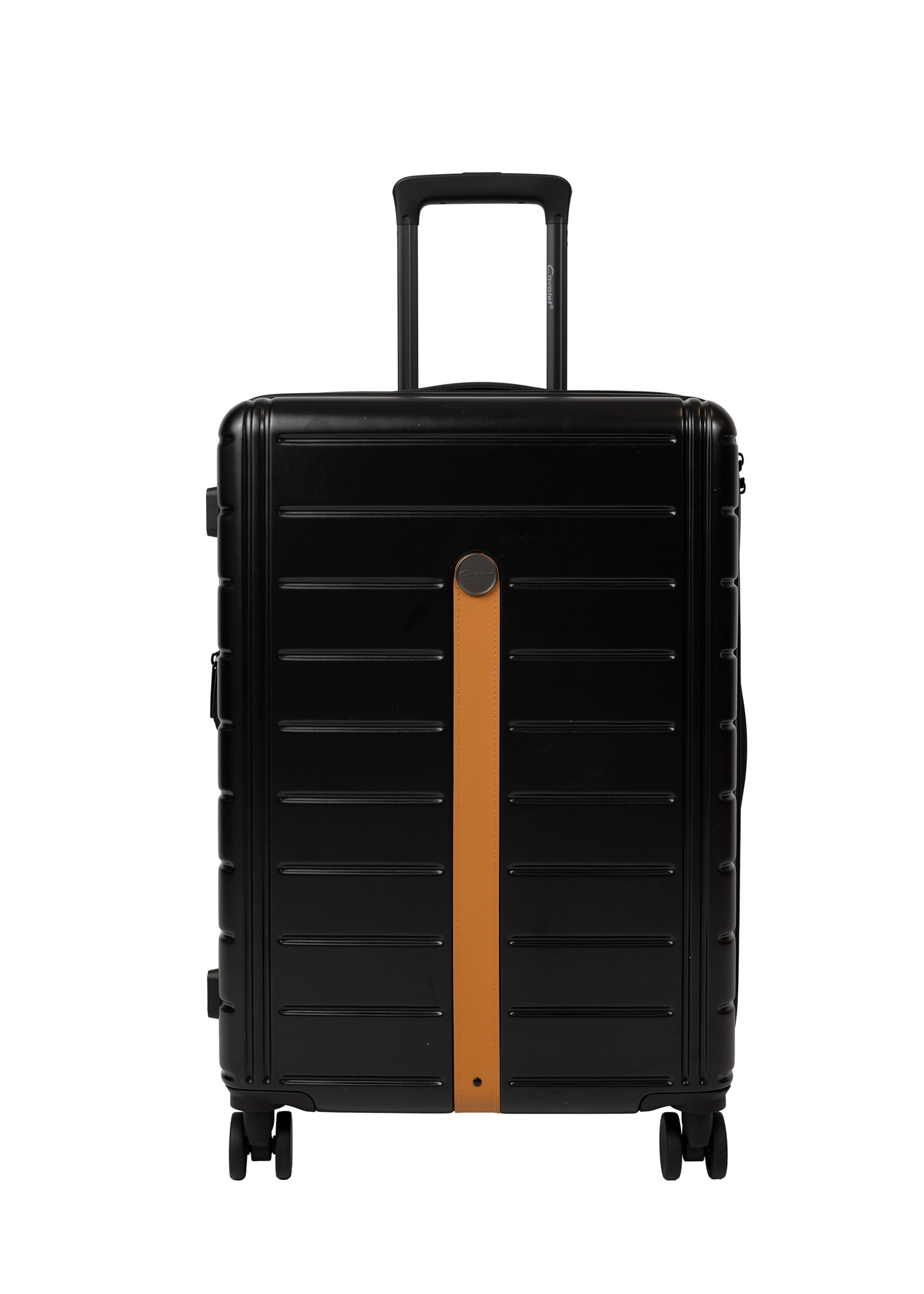 Cavalet Brantevik resväska i färgen black – hårdskal väska med fyra hjul och teleskophandtag