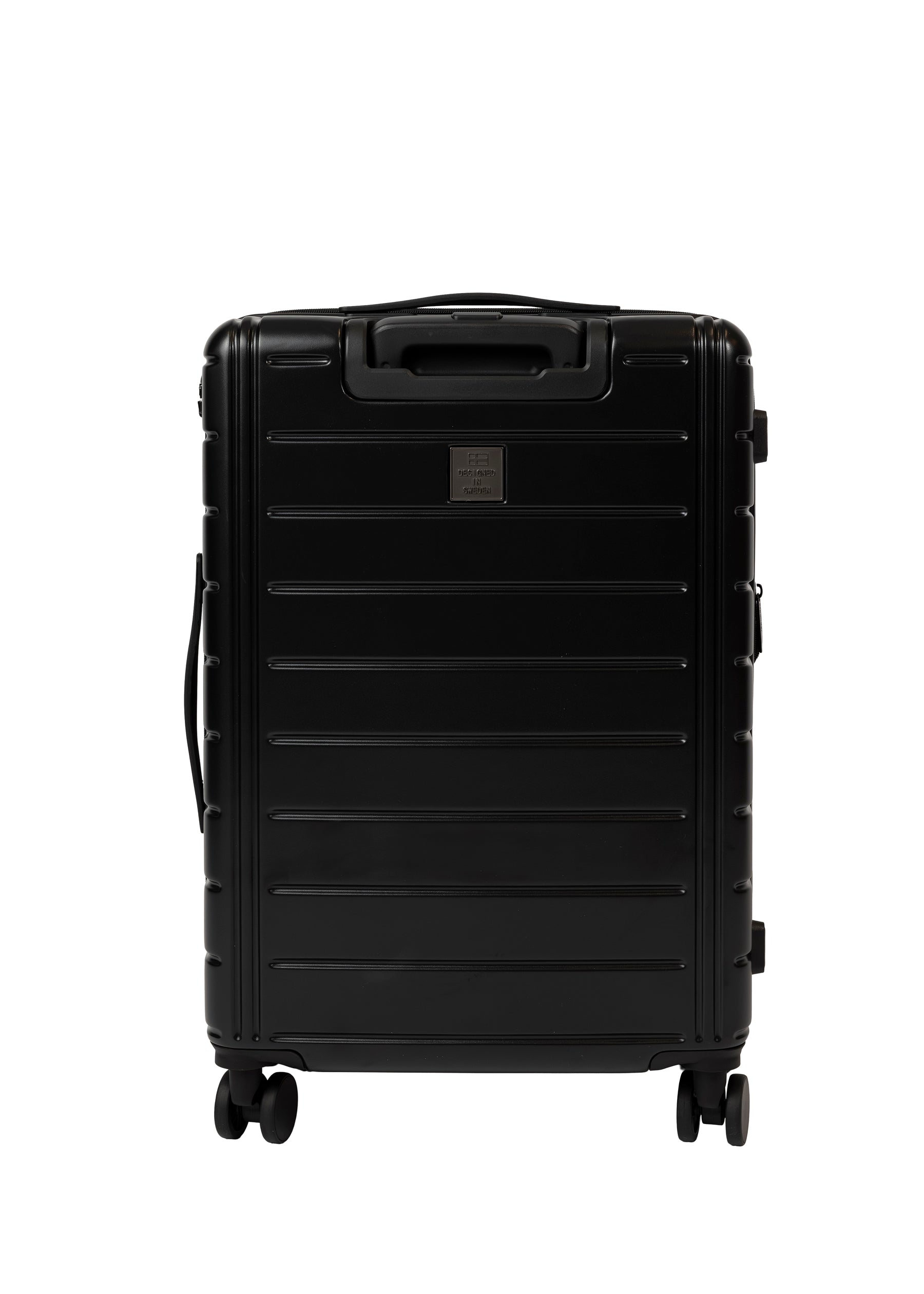 Cavalet Brantevik resväska i färgen black – hårdskal väska med fyra hjul och teleskophandtag