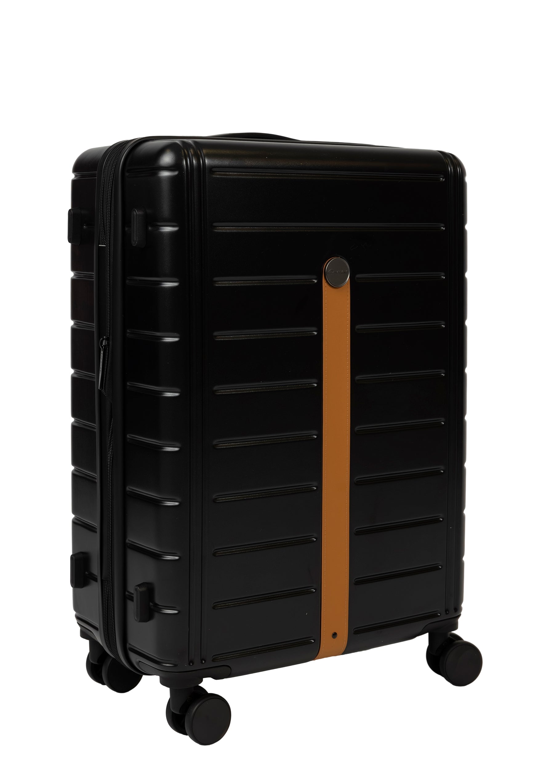 Cavalet Brantevik resväska i färgen black – hårdskal väska med fyra hjul och teleskophandtag