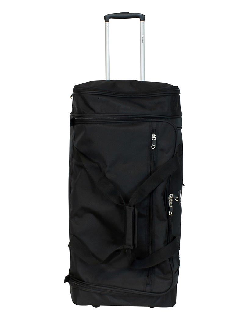 suitcase inside straps